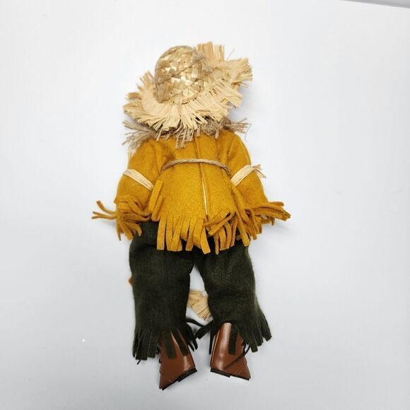 Vintage 11" Scarecrow Porcelain Doll from Cracker Barrell with Box - Picture 8 of 9